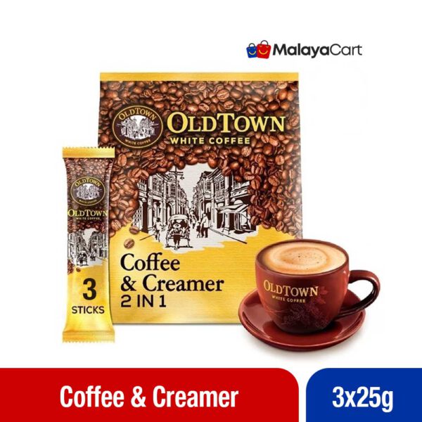 OldTown White Coffee 3in1 Instant Coffee – Coffee & Creamer (3x25g)