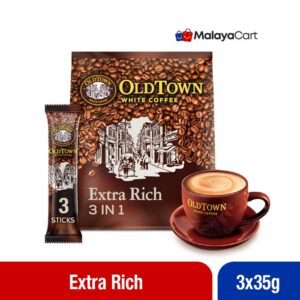 Old Town 3 in 1 White Coffee - Extra Rich 3x35g