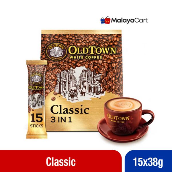 Old Town 3 in 1 White Coffee - Classic 15x35g