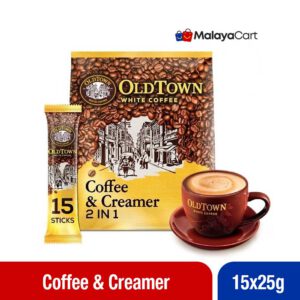 Old Town 3 in 1 White Coffee - Coffee and Creamer 15x25g