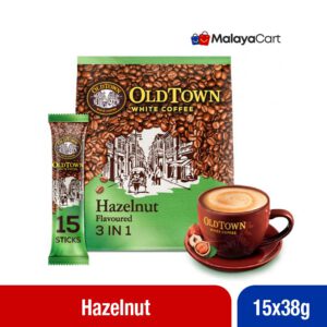 Old Town 3 in 1 White Coffee - Hazelnut 15x38g