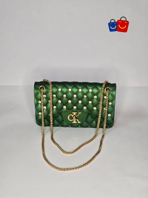 Ladies Bag - BTB330 Green Jelly - OB001
