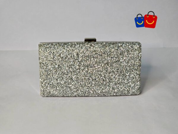Ladies Bag - Silver Glitter - OB015
