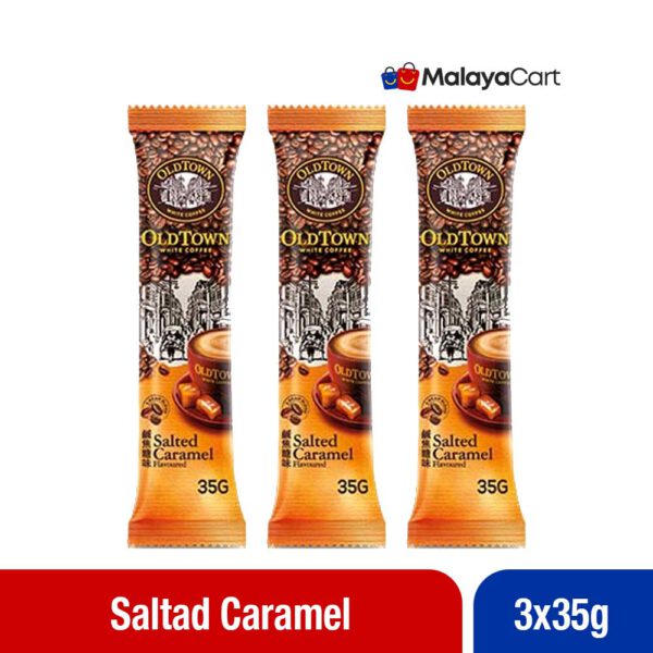 Old Town 3 in 1 White Coffee - Saltad Caramel 3x35g